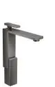 AXOR-HG-AXOR-Edge-Einhebel-Waschtischmischer-280-fuer-Waschschuesseln-mit-Push-Open-Ablaufgarnitur-Diamantschliff-Polished-Black-Chrome-46031330 gallery number 1